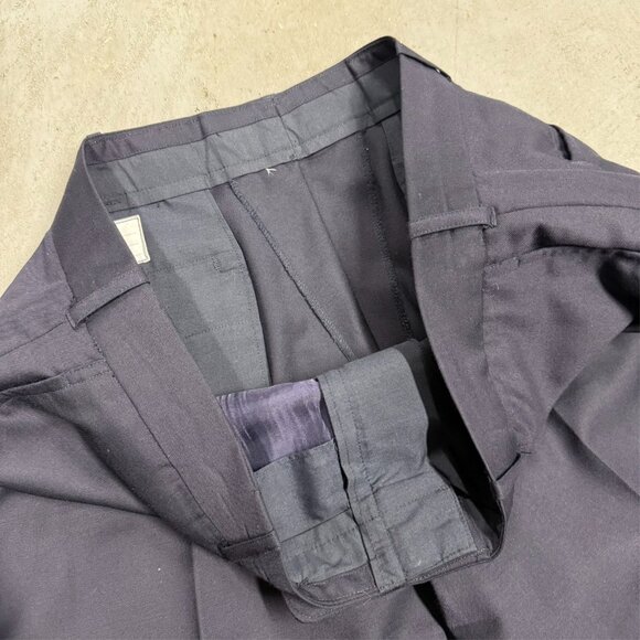 Maxwells Clothiers Bespoke Dress Pants Wool Trousers Navy Blue 38x29 - Picture 4 of 10